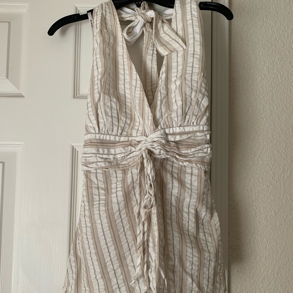 Striped halter